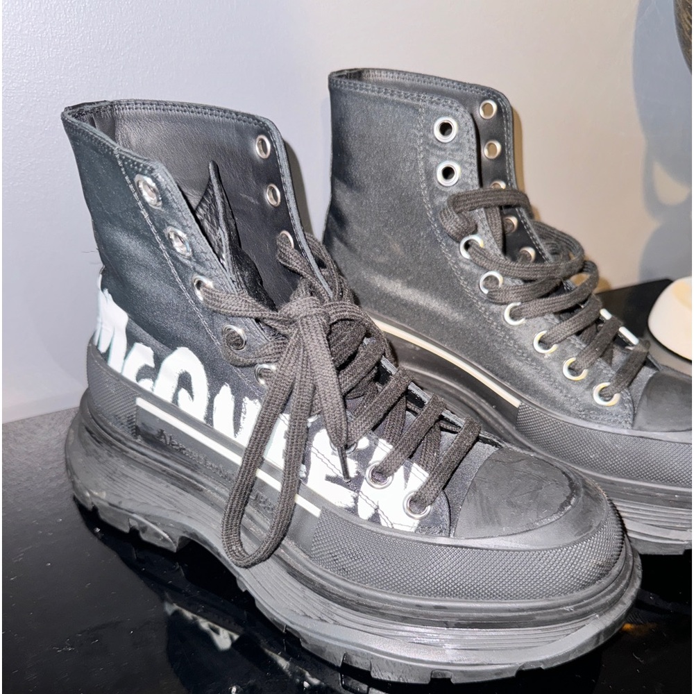 Authentic Alexander McQueen Combat boots